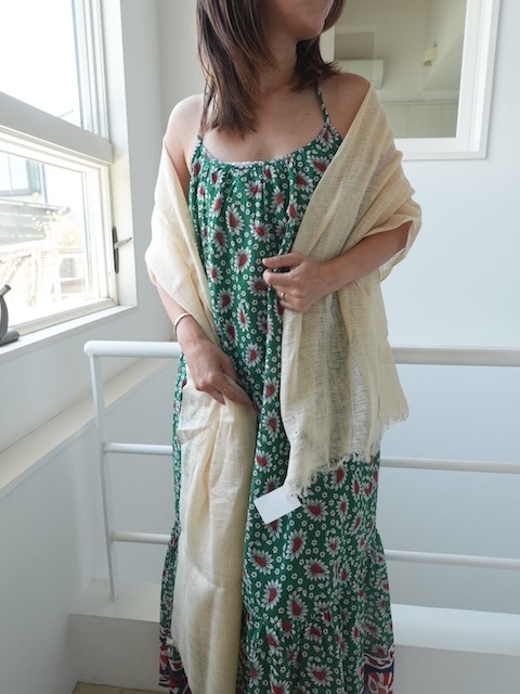＜select＞india print dress