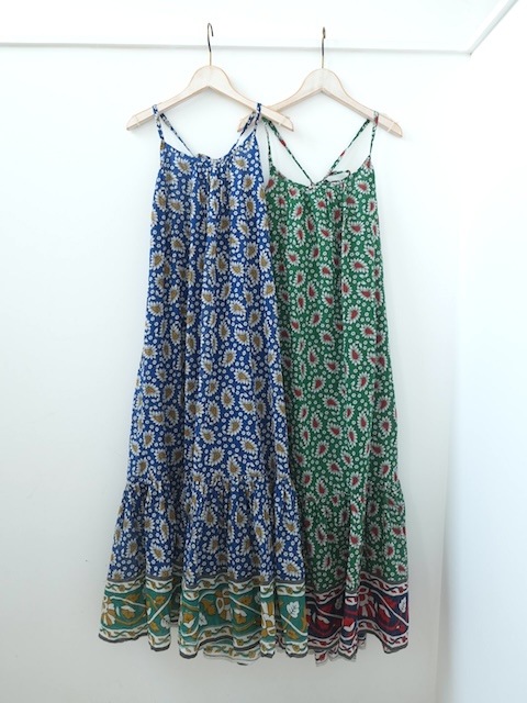 ＜select＞india print dress