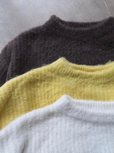 ＜select＞volume sleeve knit tops
