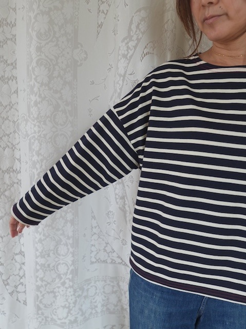 ＜PONT DE CHALONS＞heart patch border tops