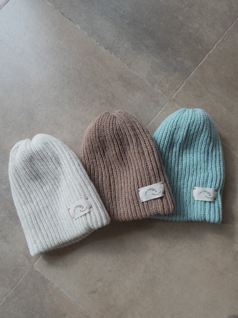 ＜I'm Laughy＞The basic knit cap