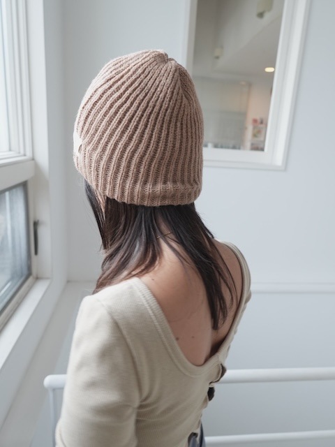＜I'm Laughy＞The basic knit cap