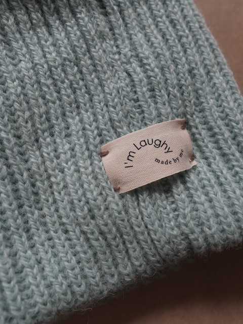 ＜I'm Laughy＞The basic knit cap