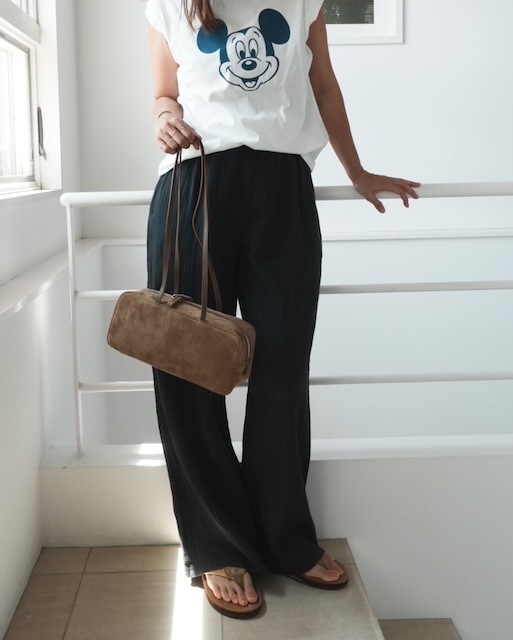 ＜select＞double gaze easy pants