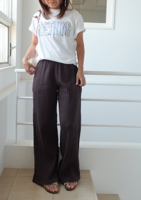 <select>double gaze easy pants
