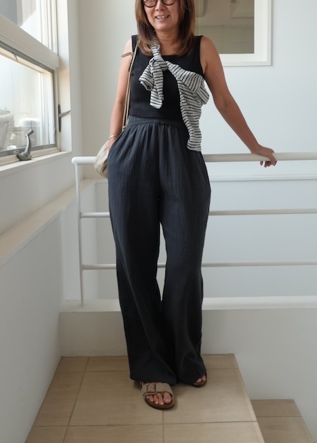 <select>double gaze easy pants