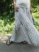 ＜select＞ india block print cotton skirt