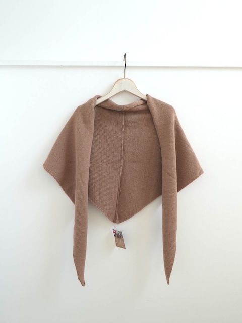 ＜select＞triagle knit headscarf