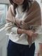 ＜select＞triagle knit headscarf