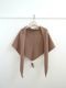 ＜select＞triagle knit headscarf