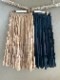 ＜fanaka＞tiered crinkle skirt