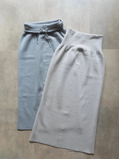 ＜select＞knitＩline skirt