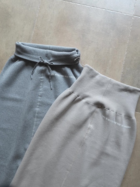＜select＞knitＩline skirt