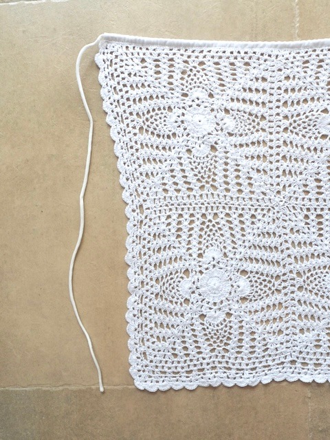 ＜select＞crochet wrap skirt