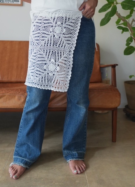 ＜select＞crochet wrap skirt