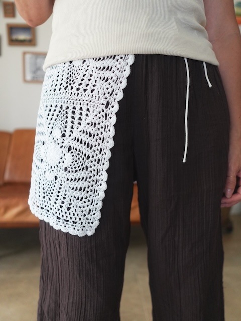 ＜select＞crochet wrap skirt
