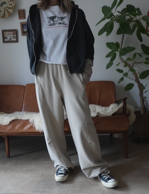 ＜select＞sweat barrel pants