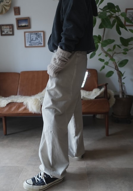 ＜select＞sweat barrel pants