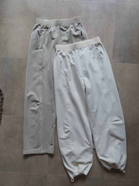 ＜select＞sweat barrel pants