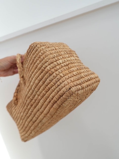 ＜select＞raffia kago bag