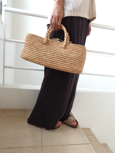 ＜select＞raffia kago bag