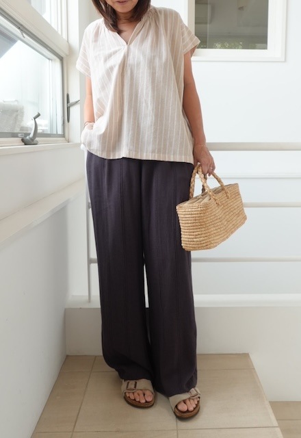 ＜select＞raffia kago bag