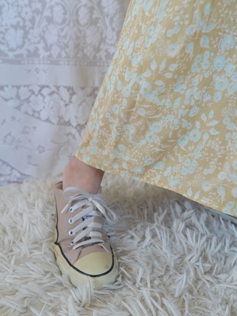 ＜fanaka＞Flower Print Skirt