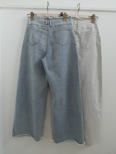 ＜GBLUE＞stretch fringe denim pants