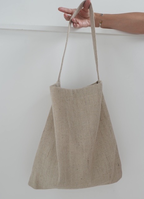 ＜select＞one handle jute bag