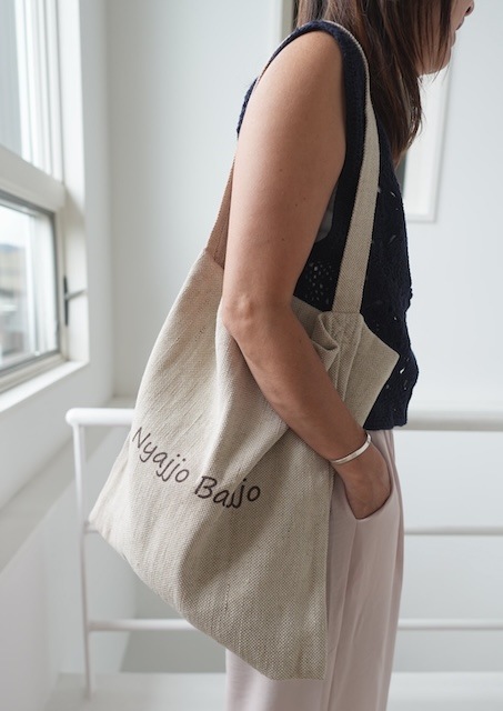 ＜select＞one handle jute bag