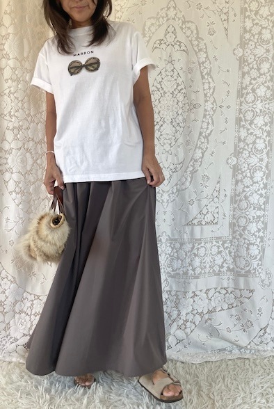 ＜GBLUE＞cool tuch skirt