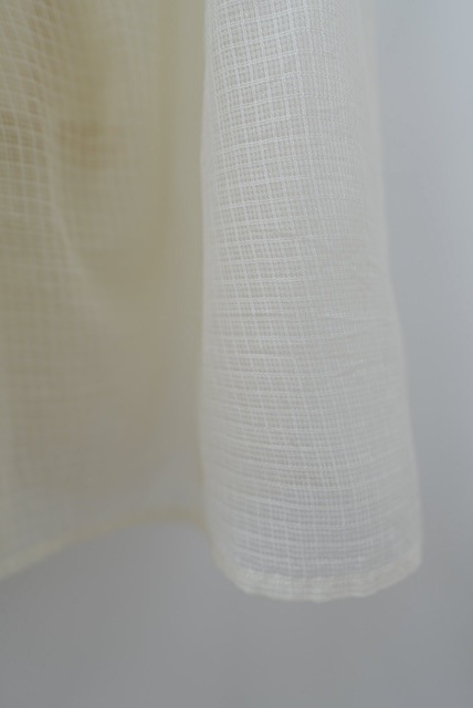 <select>sheer tiered check skirt