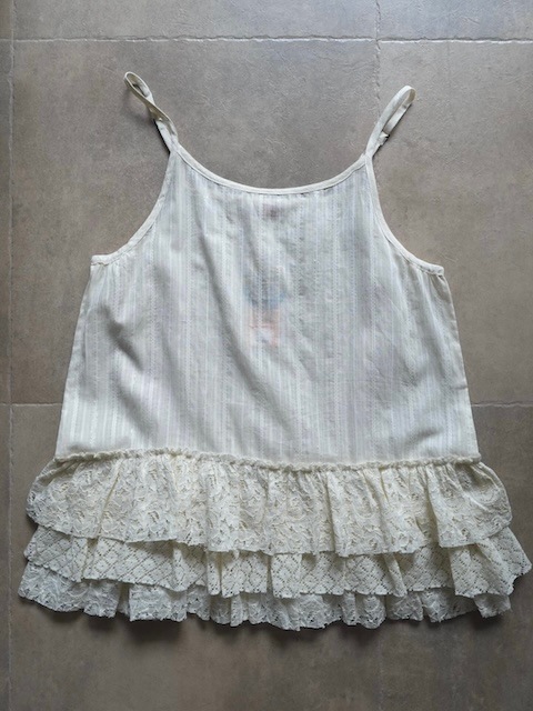 ＜select＞hem lace tops