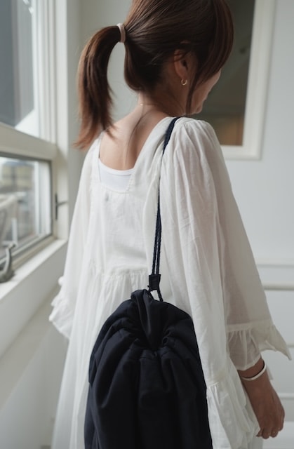 ＜select＞bellsleeve dress