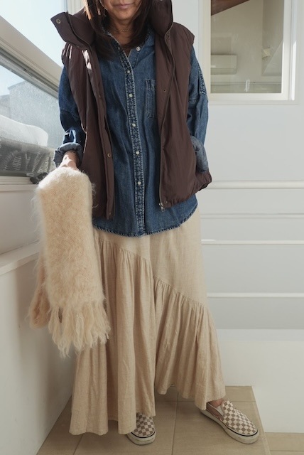 ＜select＞puff gather blouson best