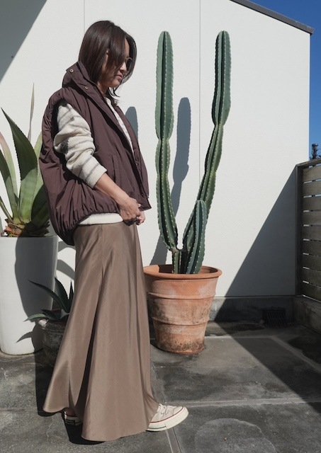 ＜select＞puff gather blouson best