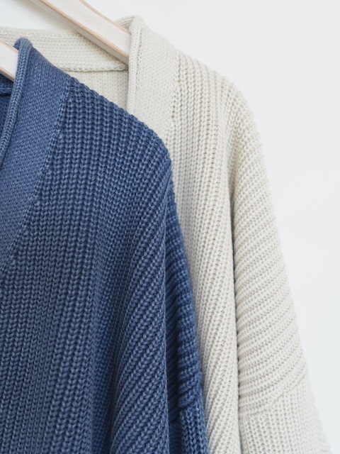 ＜select＞cotton garment dye cardigan