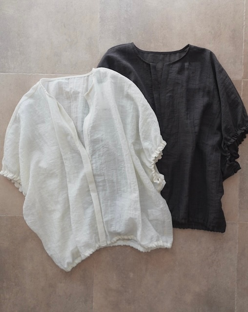 <select>slab gather blouse