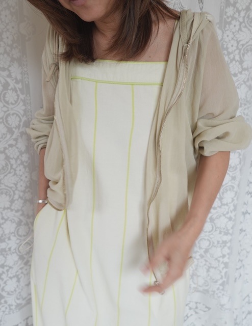 ＜kiira＞stripe tube top onepiece