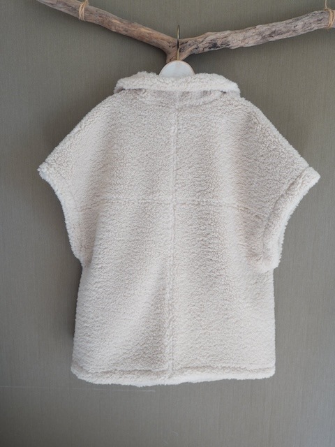 ＜select＞eco mouton reversible vest jacket