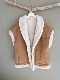 ＜select＞eco mouton reversible vest jacket