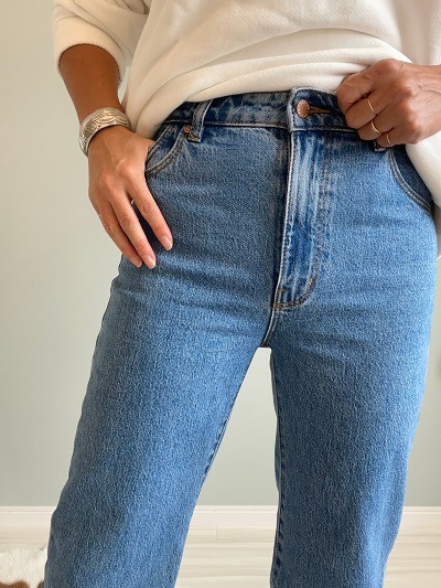 ＜ROLLA'S＞Crop Flare Denim