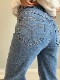 ＜ROLLA'S＞Crop Flare Denim