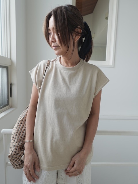 ＜select＞pigment simple french sleeve