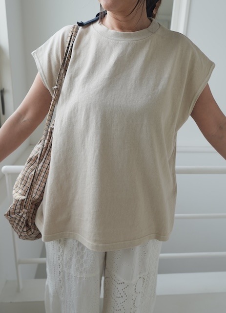 ＜select＞pigment simple french sleeve