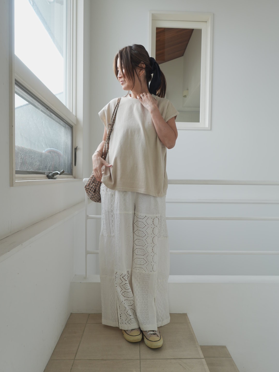 ＜select＞pigment simple french sleeve