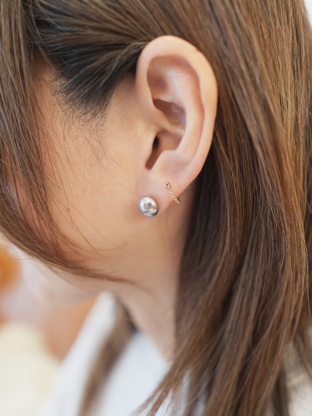 ＜Indian Jewelry＞M silver ball pierce