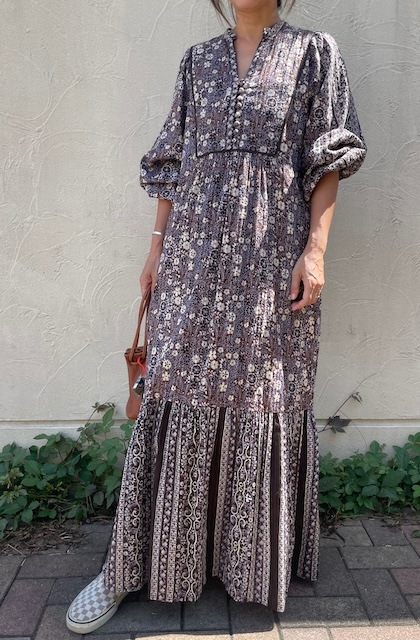 ＜Sara Mallika＞Flower Print Dress