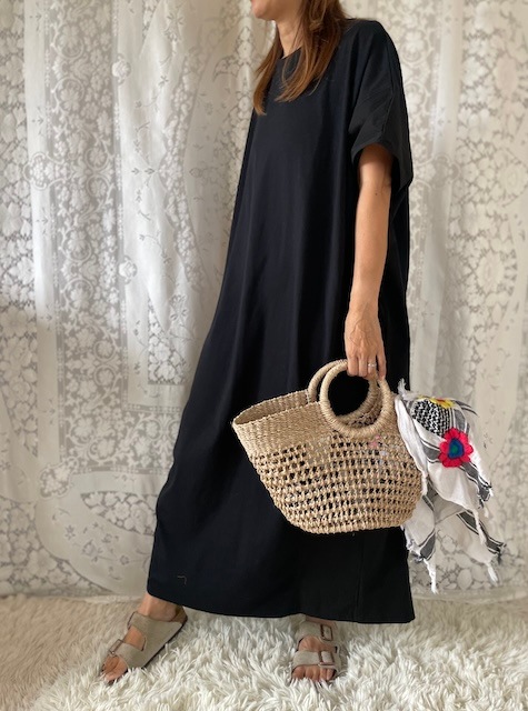 ＜bloom select＞abaca small basket bag