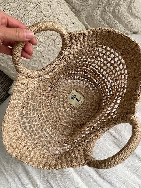 ＜bloom select＞abaca small basket bag